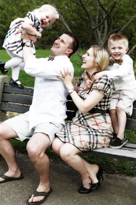 Burberry matching family outfits